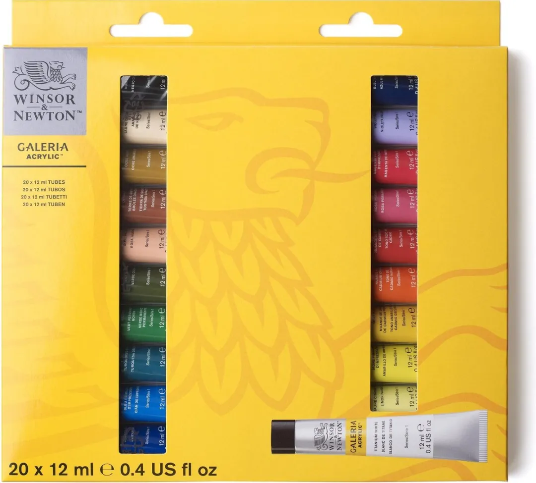 Winsor & Newton Galeria Acrylverf Set 20x12ml