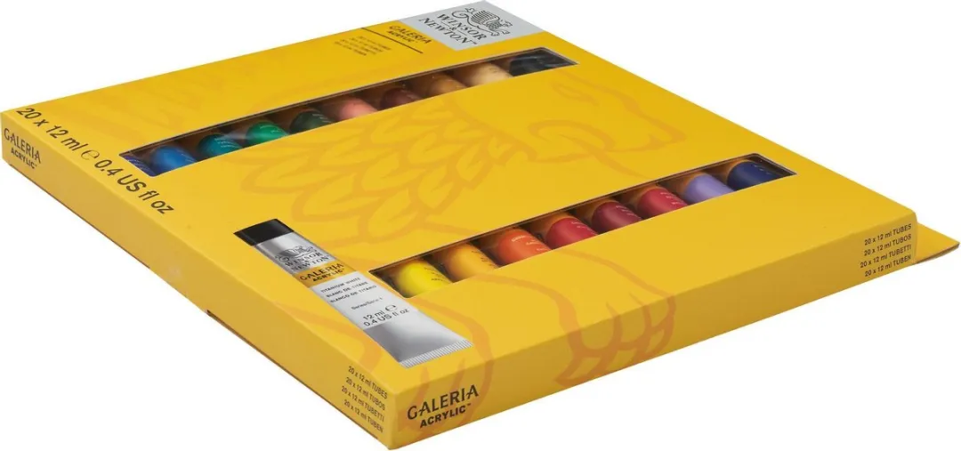 Winsor & Newton Galeria Acrylverf Set 20x12ml - 20 Kleuren