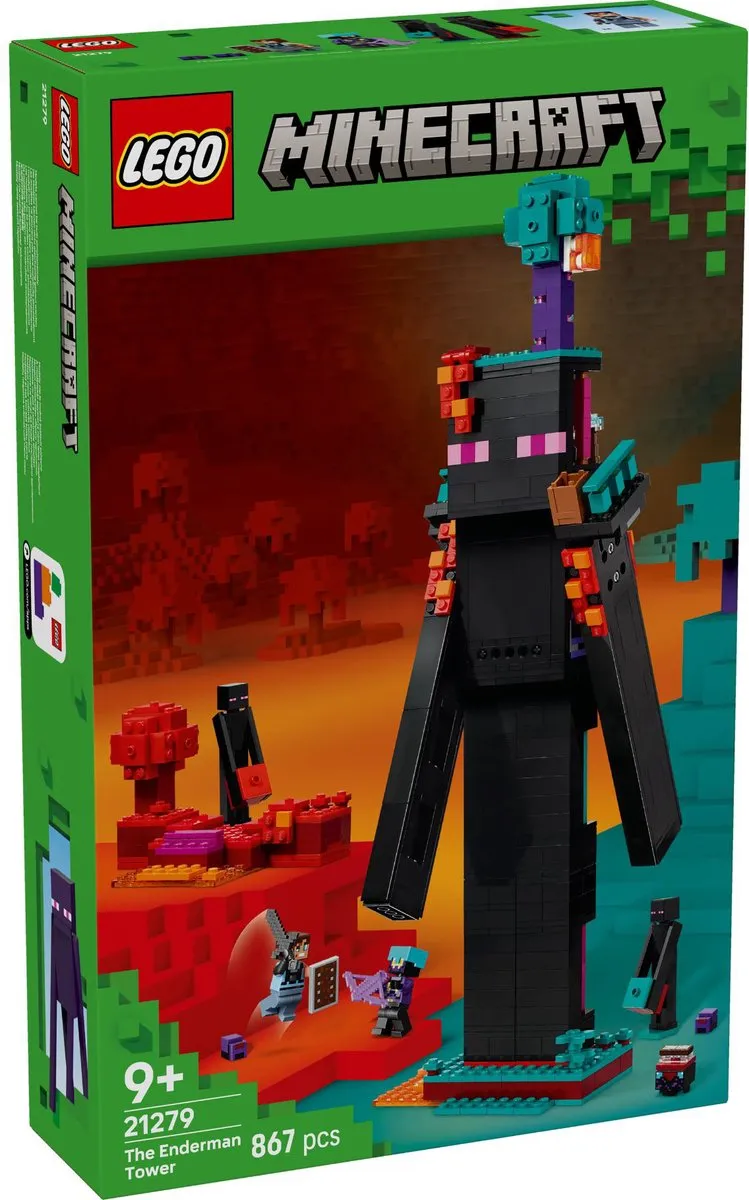 LEGO Minecraft 2in1 De Enderman Toren 21279 - 867 Stenen - Multicolor
