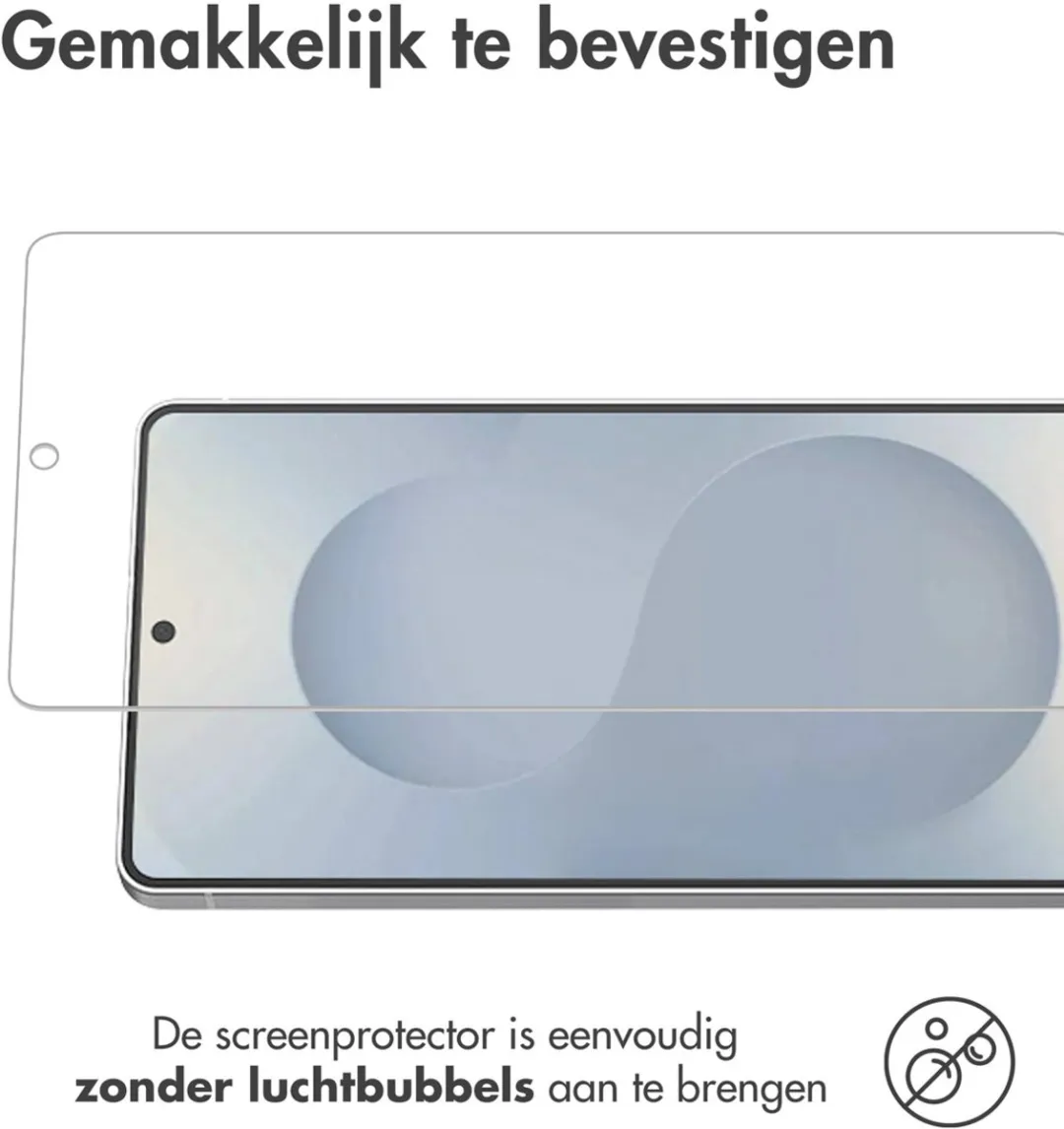 imoshiom Screenprotector Samsung Galaxy S25 Edge - Gehard Glas