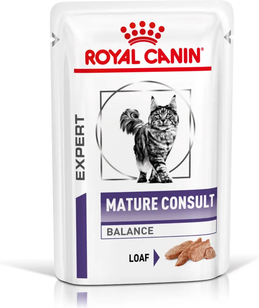 48x Royal Canin Mature Consult Balance Kattenvoer 85 gr