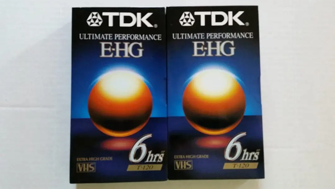 TDK E-HG T-120 Videocassette