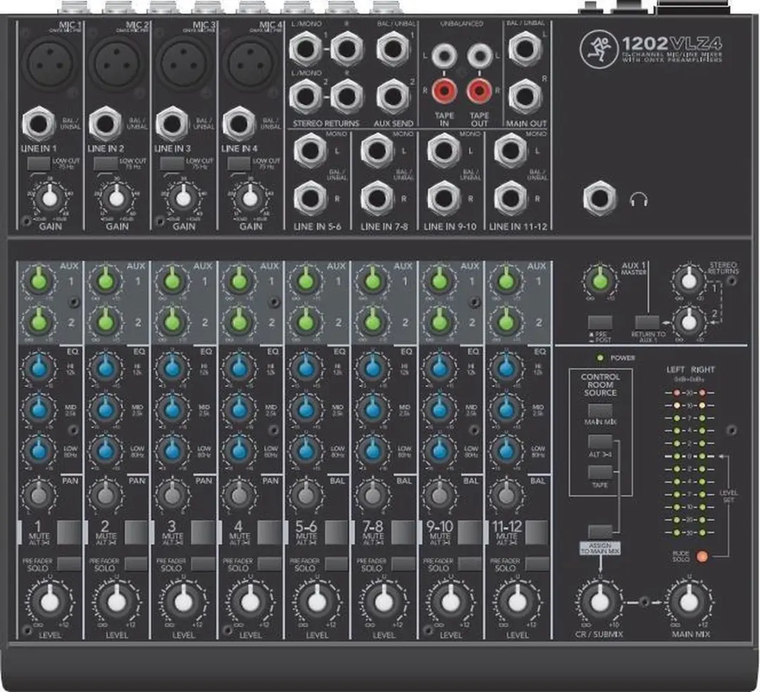 Mackie 1202VLZ4 Mengpaneel 12 Kanalen