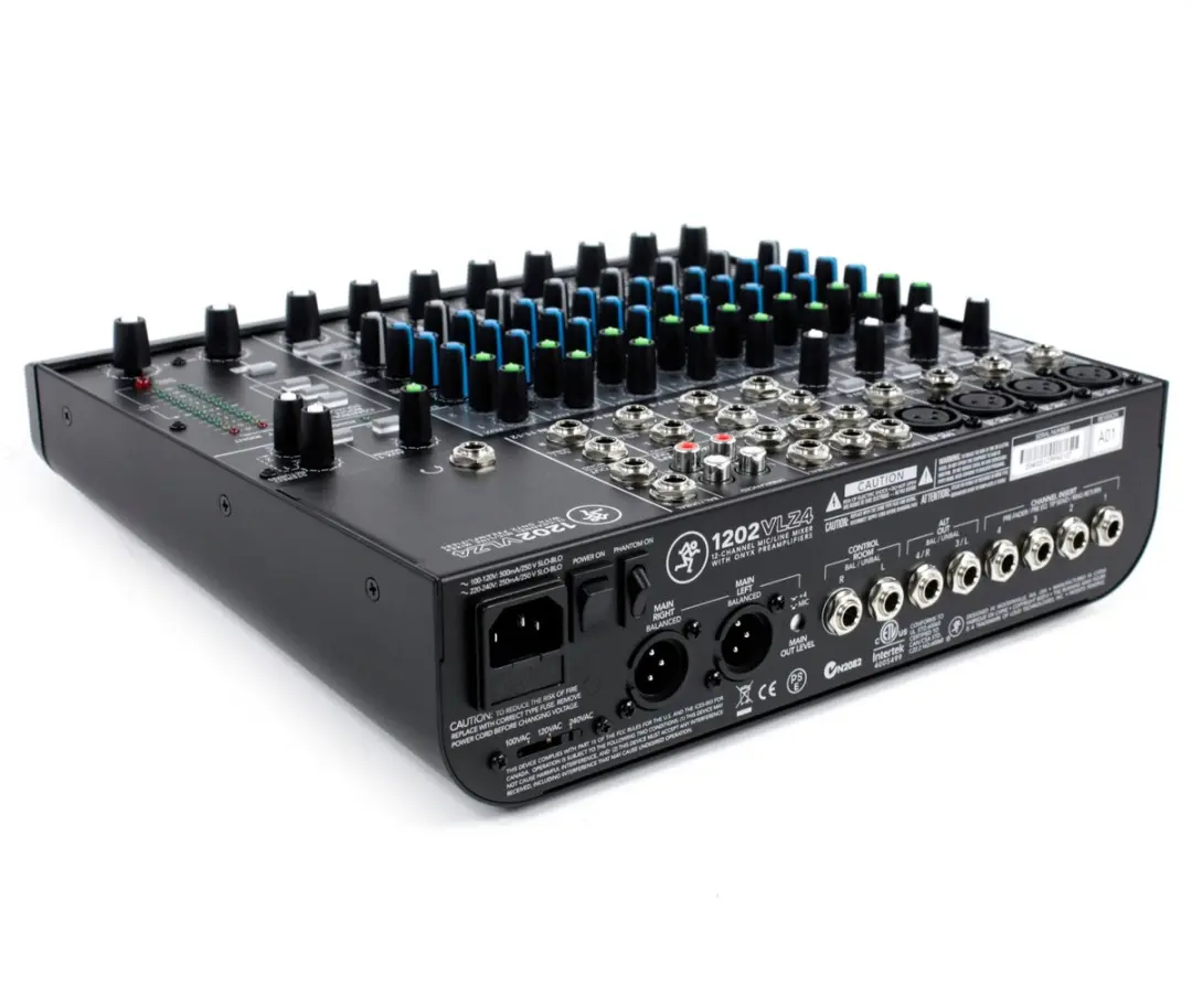 Mackie 1202VLZ4 Mengpaneel 12 Kanalen - Zwart - afbeelding 4 van 6