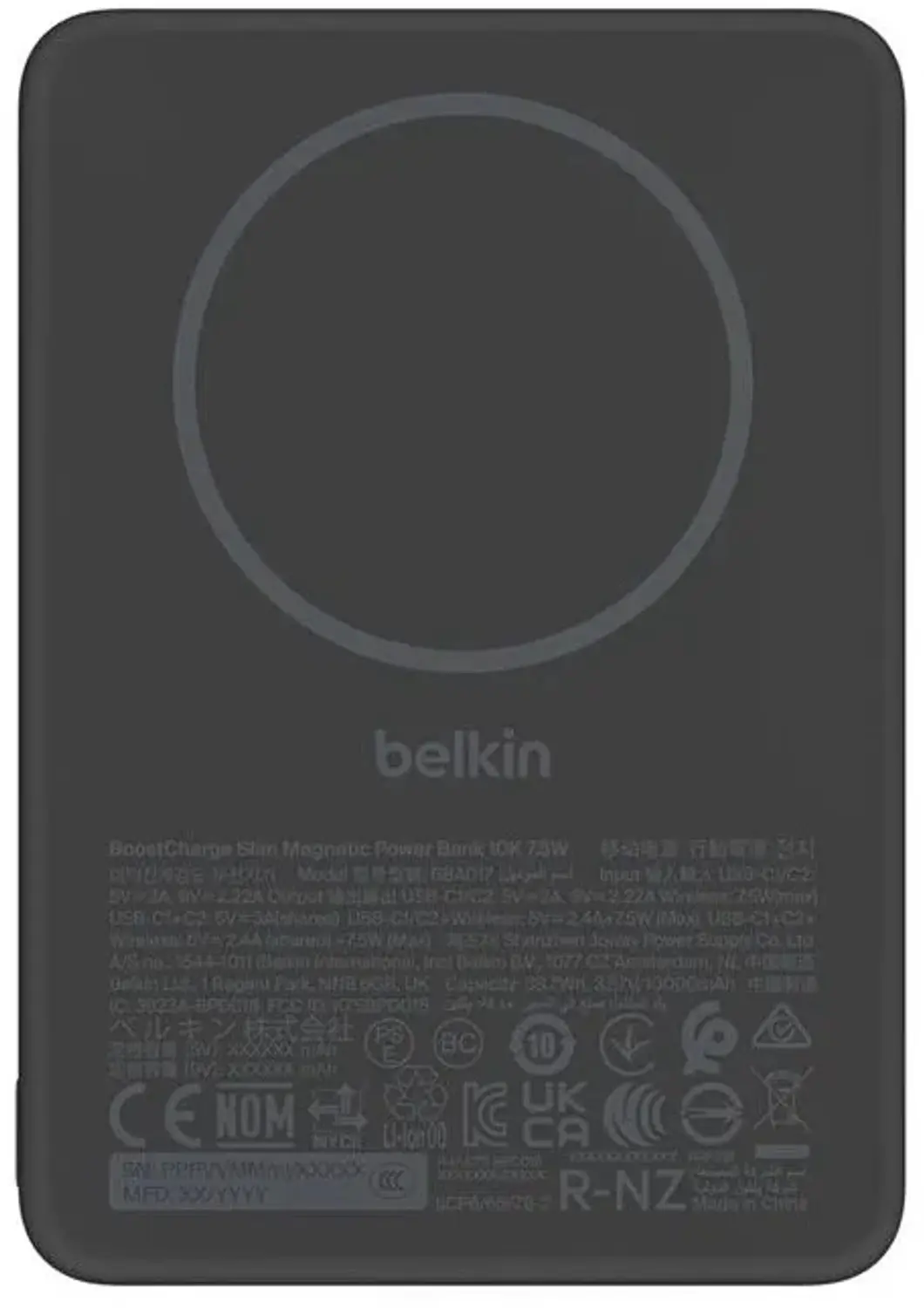 Belkin BPD017HQBK Powerbank - Zwart - afbeelding 5 van 5