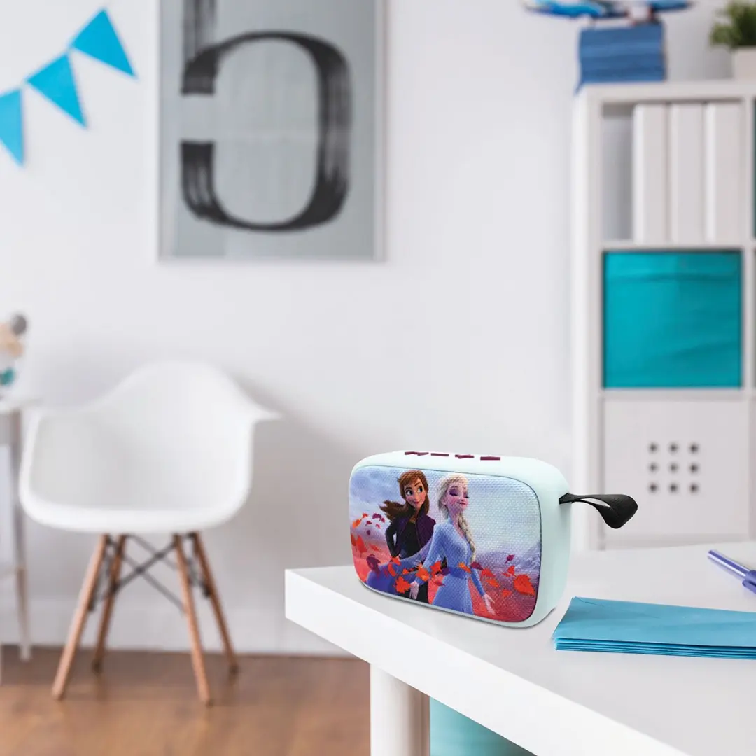 Disney Frozen Bluetooth® draagbare luidspreker met stoffen afwerking - afbeelding 4 van 6