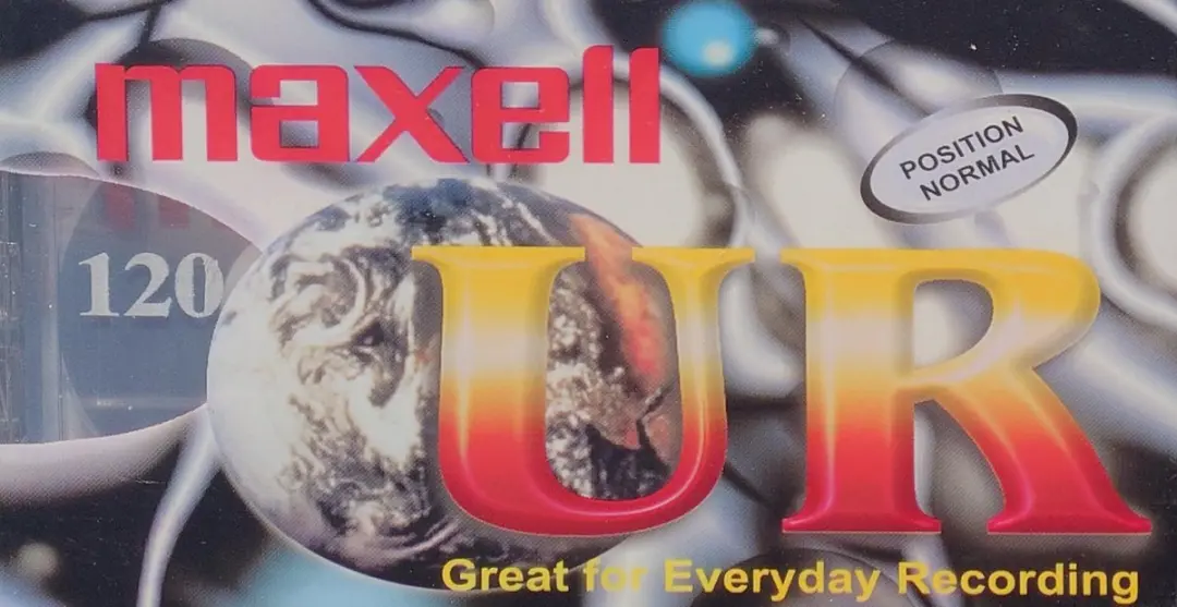 Audio Cassette Tape Maxell UR 120 normal position / Uiterst geschikt voor alle o