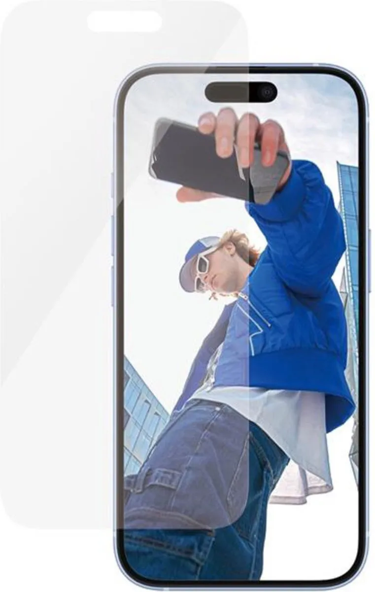 PanzerGlass Classic Fit iPhone 16 Schermbeschermer - Case Friendly