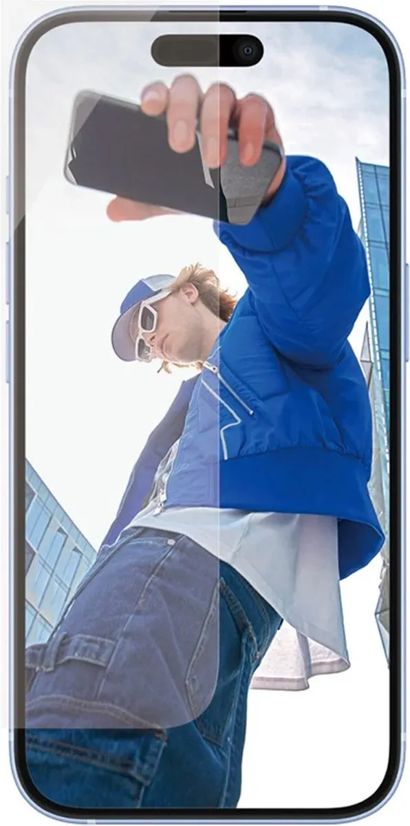 PanzerGlass Classic Fit iPhone 16 Schermbeschermer - Case Friendly