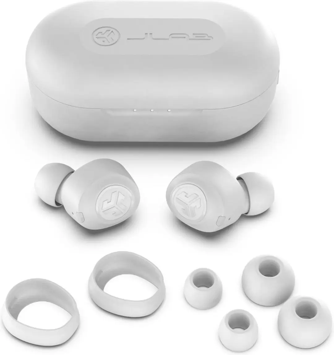JLab JBuds Air Draadloze Oordopjes - Wit - afbeelding 5 van 6