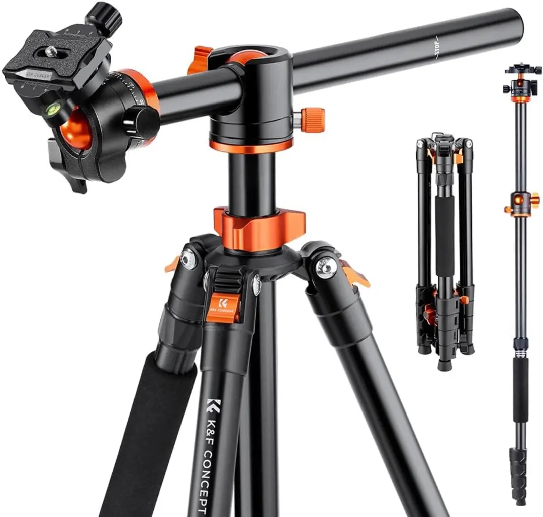 Aluminium Statief met Monopod Functie, 186cm, 10kg Belasting