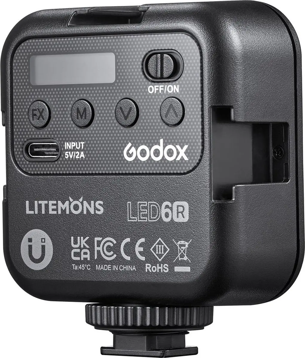 Godox Litemons LED6R RGB LED Verlichting - Zwart - afbeelding 5 van 6