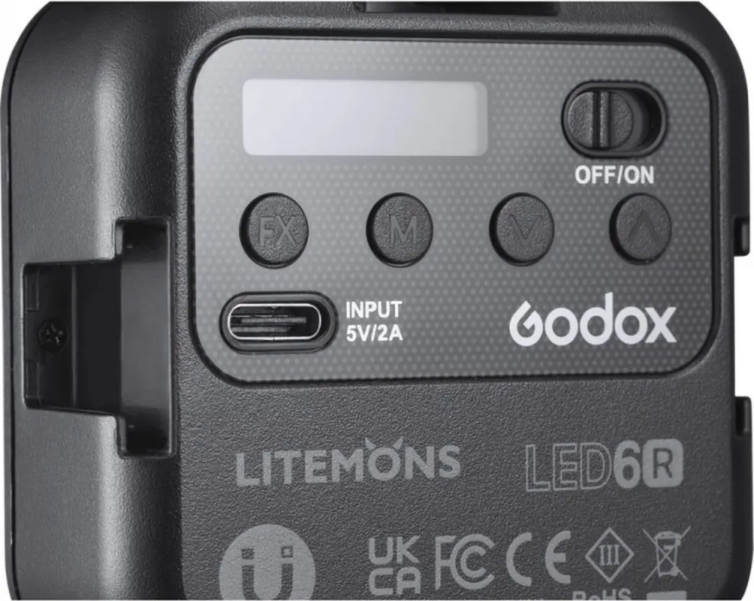 Godox Litemons LED6R RGB LED Verlichting - Zwart - afbeelding 3 van 6