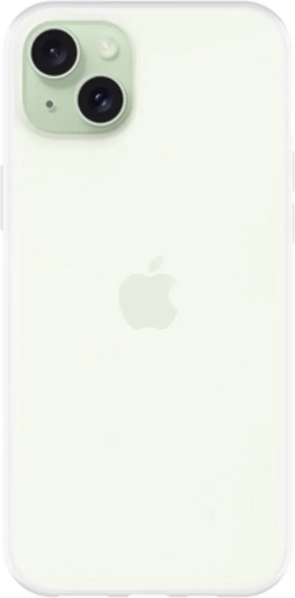 Just in Case iPhone 15 Plus Soft TPU Hoesje - Transparant