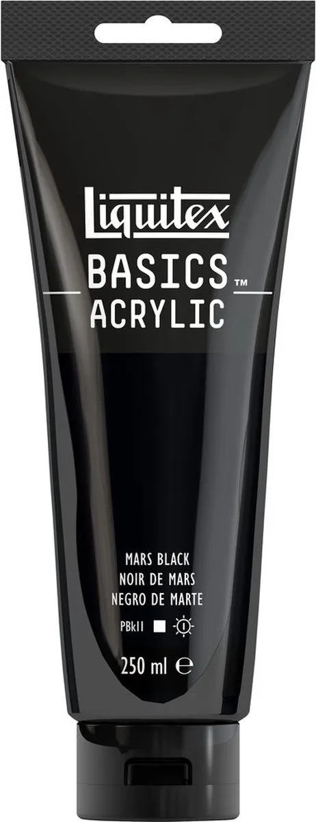 Liquitex Basics Acrylverf Mars Black 250ml