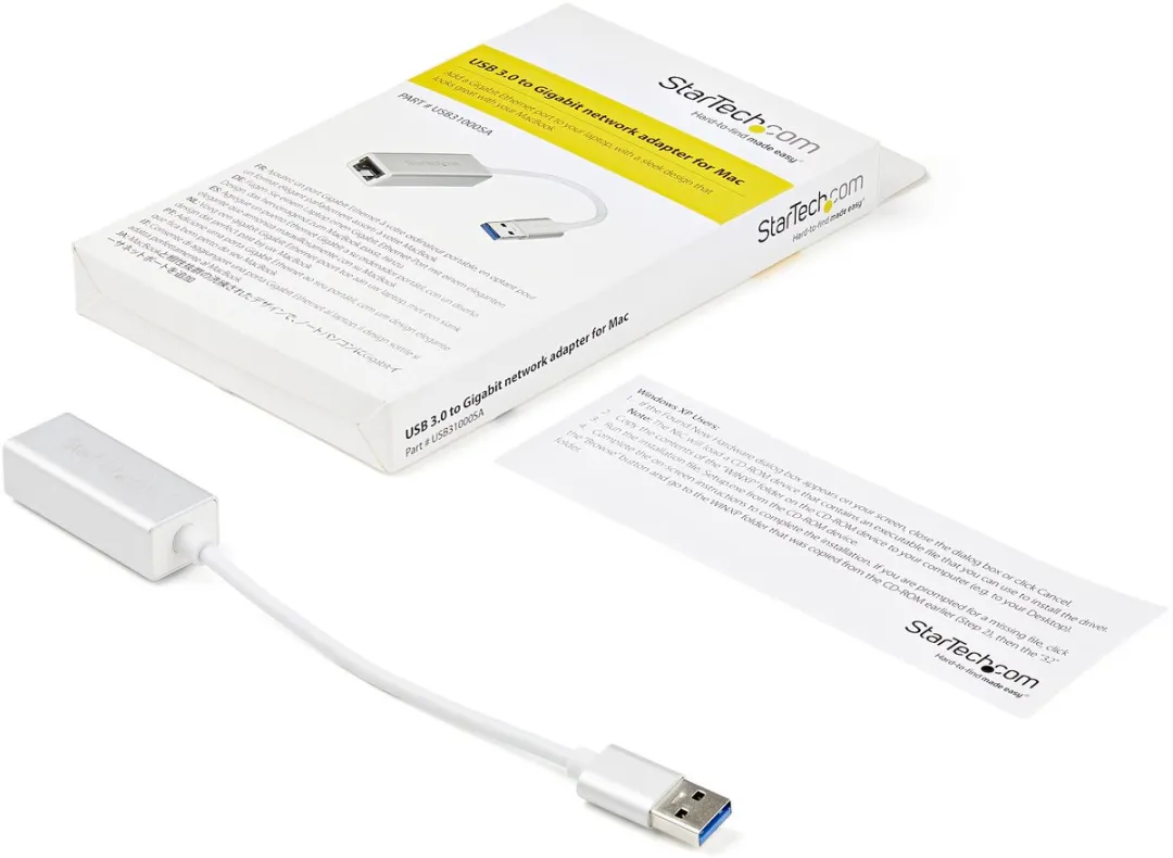 Startech USB31000SA USB 3.0 Netwerkadapter - Wit - afbeelding 6 van 6