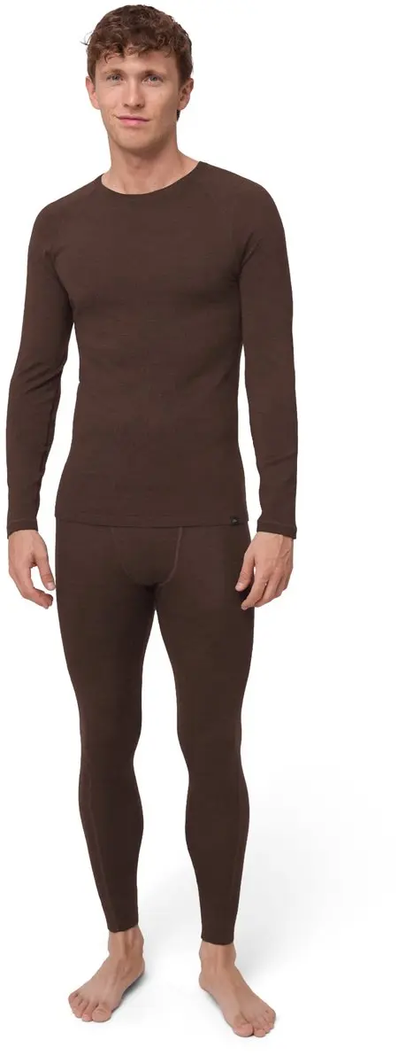 DANISH ENDURANCE Thermoset voor Heren - van Merino Wol - Ademend - Bruin - Maat XL