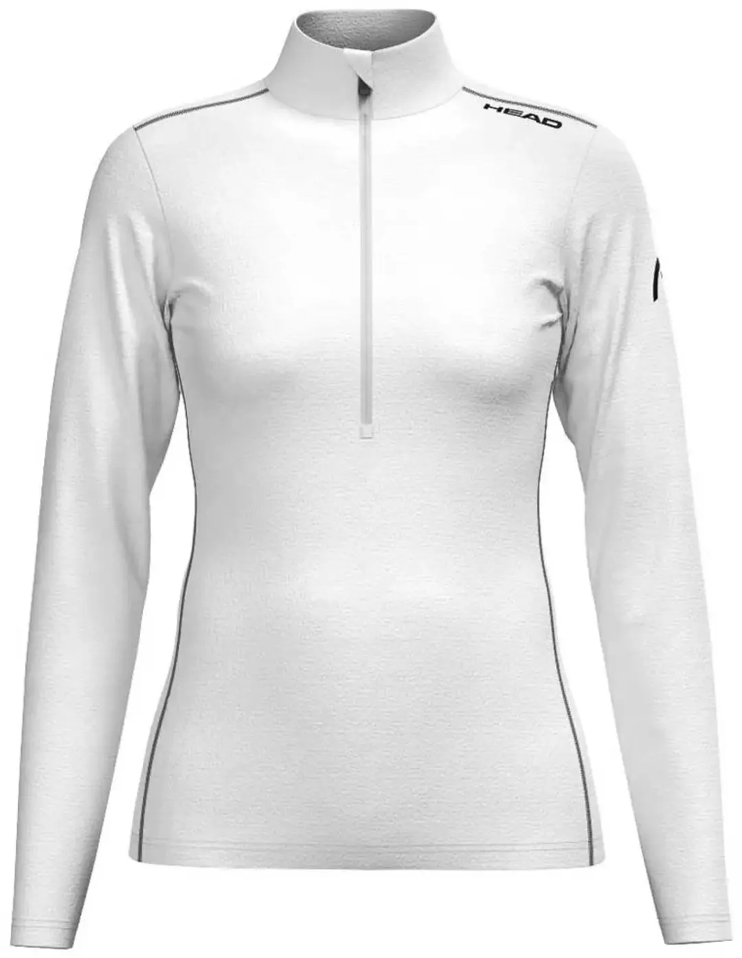 Head Race Fleece Met Halve Rits Wit 42 Vrouw