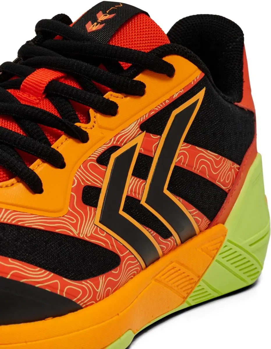 Hummel Algiz VI Indoor Schoenen - Zwart/Rood - 49 - afbeelding 2 van 5