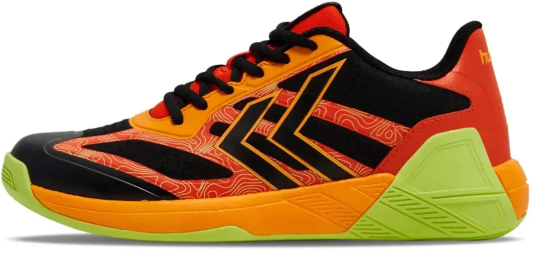 Hummel Algiz VI Indoor Schoenen - Zwart/Rood - 49 - afbeelding 5 van 5