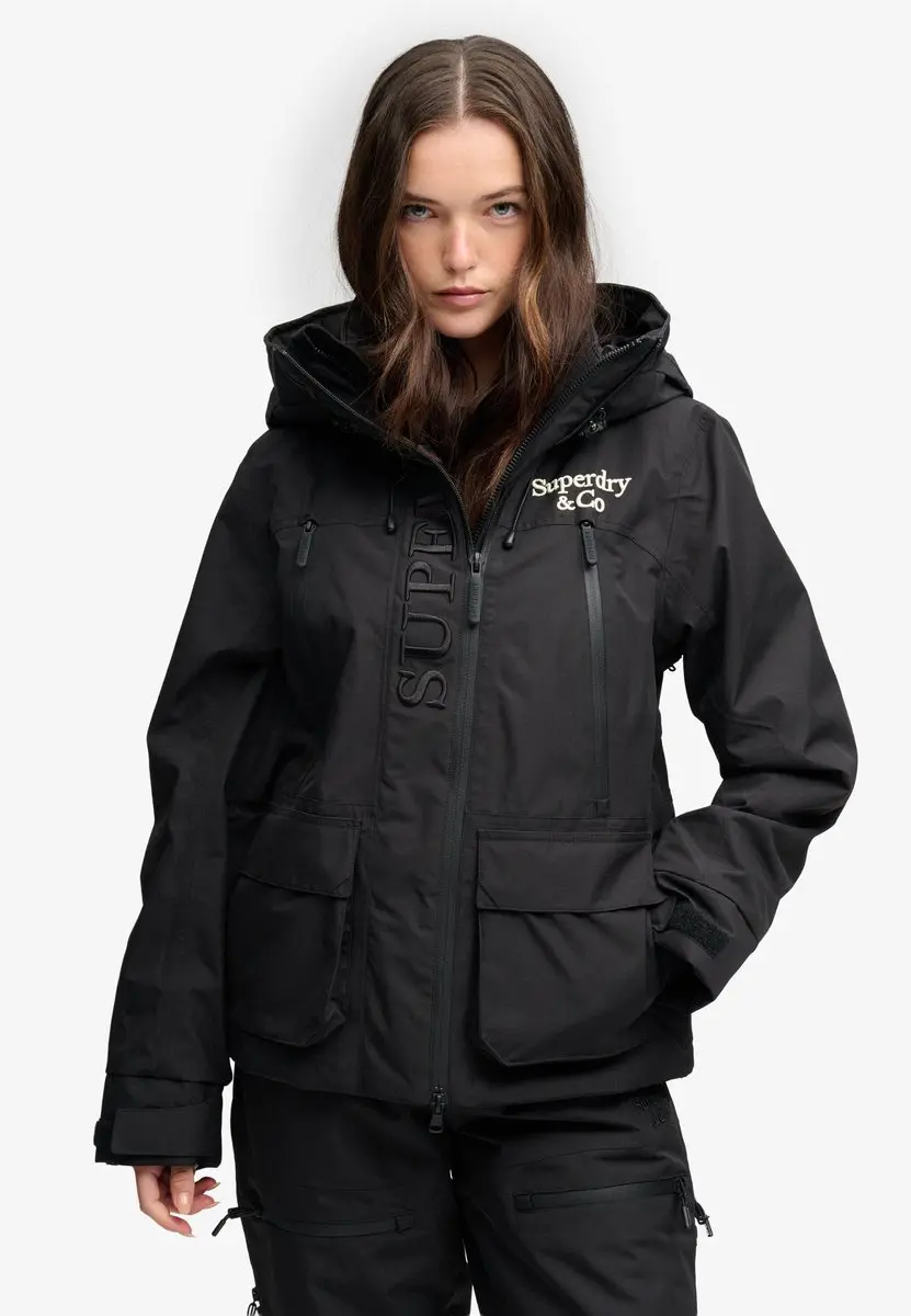 Superdry Ultimate Freestyle Ski Jas Dames - Zwart - afbeelding 6 van 6