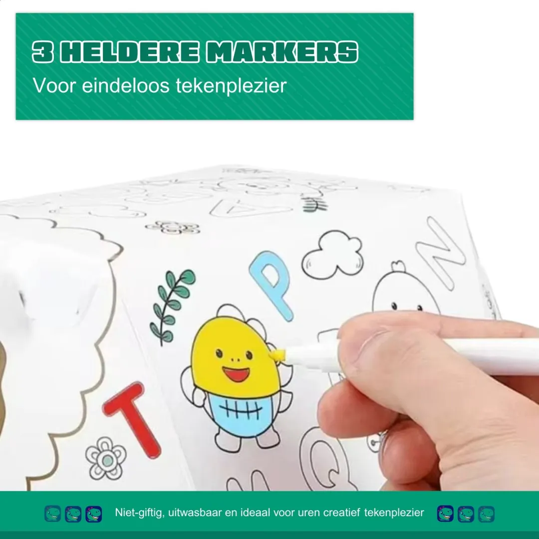 Fits4kids DIY IJswagen Kartonnen Knutselset - 1 Stuk