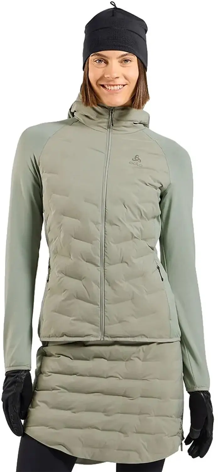 Odlo Zeroweight Insulator Sweatshirt Met Rits Groen L Vrouw