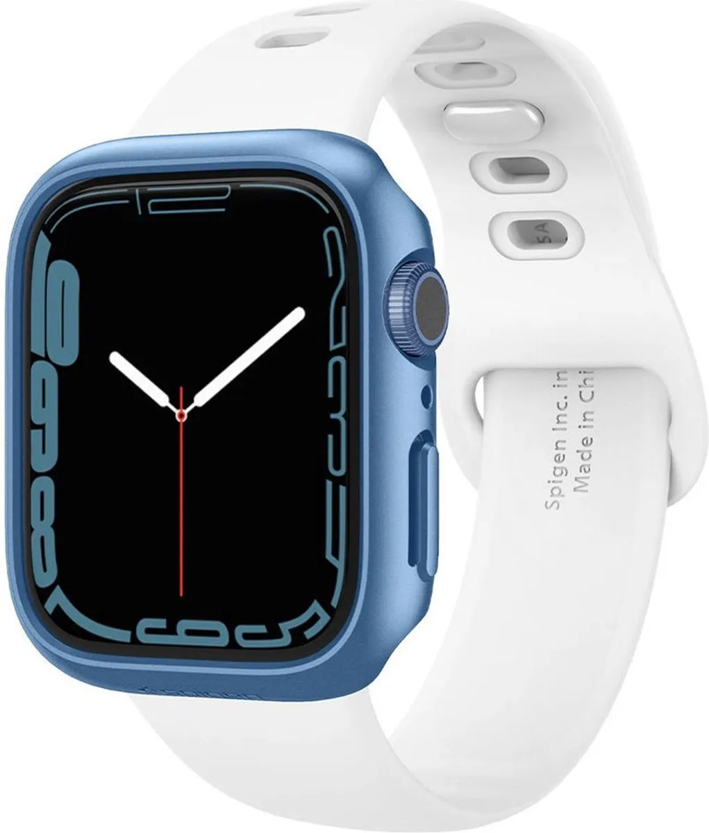 Spigen Thin Fit Apple Watch Hoesje 45mm - Blauw