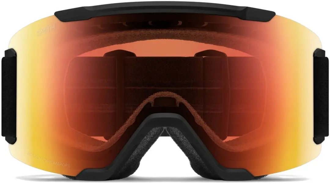 Smith Squad Skibril - Zwart - Chromapop Pro Red Mirror - afbeelding 2 van 4