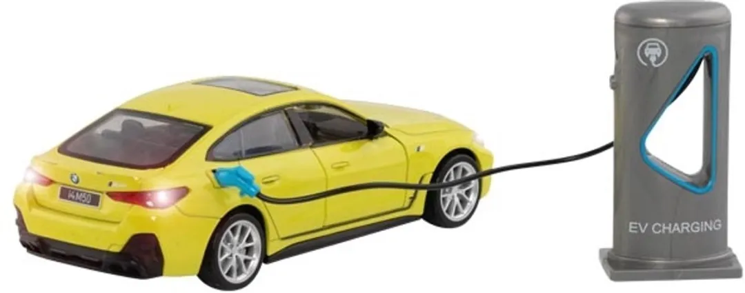 Goki BMW i4 M50 & Audi RS E-Tron GT Schaalmodel 1:34-36 Multicolor