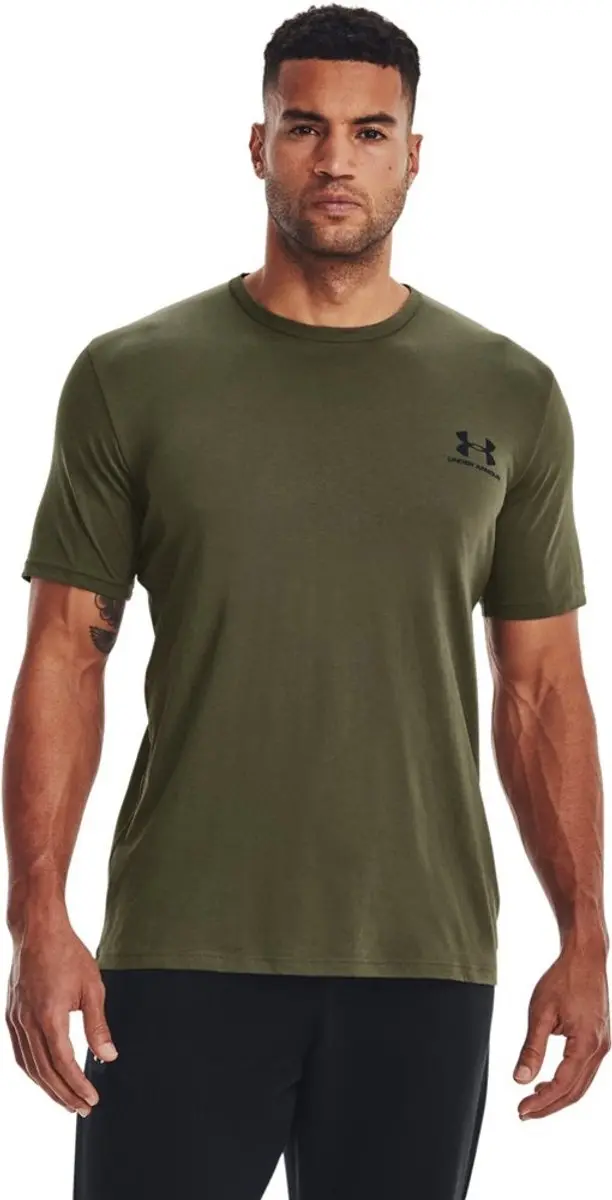 Under Armour T-Shirt UA Sportstyle Left Chest Kurzarm-Oberteil Marine OD Green-X