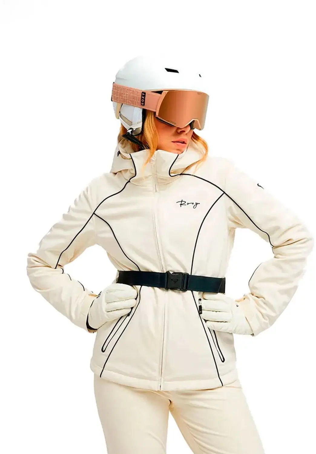 Roxy Peak Eclipse Jas Wit XS Vrouw
