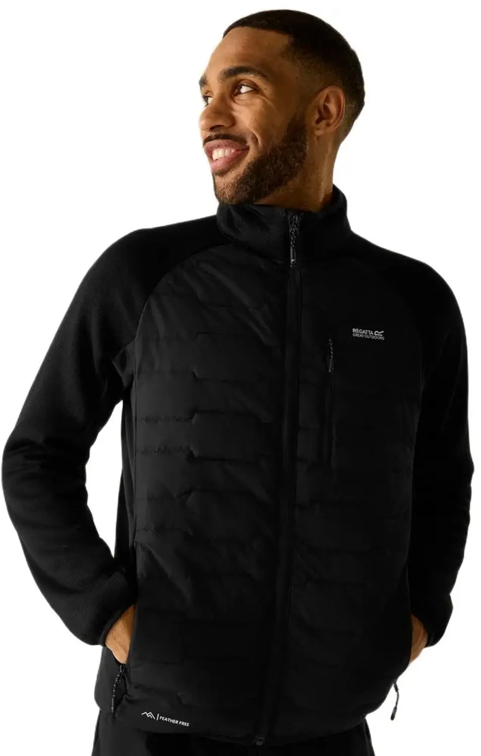 Regatta Cyrus Hybrid Jas Zwart 3XL Man