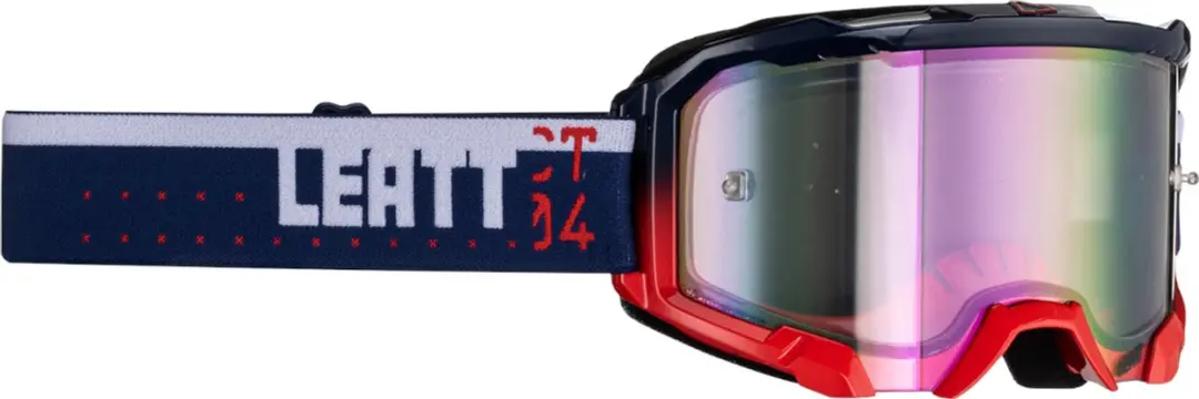 Leatt Velocity 4.5 Blue Pink Motocross Goggles
