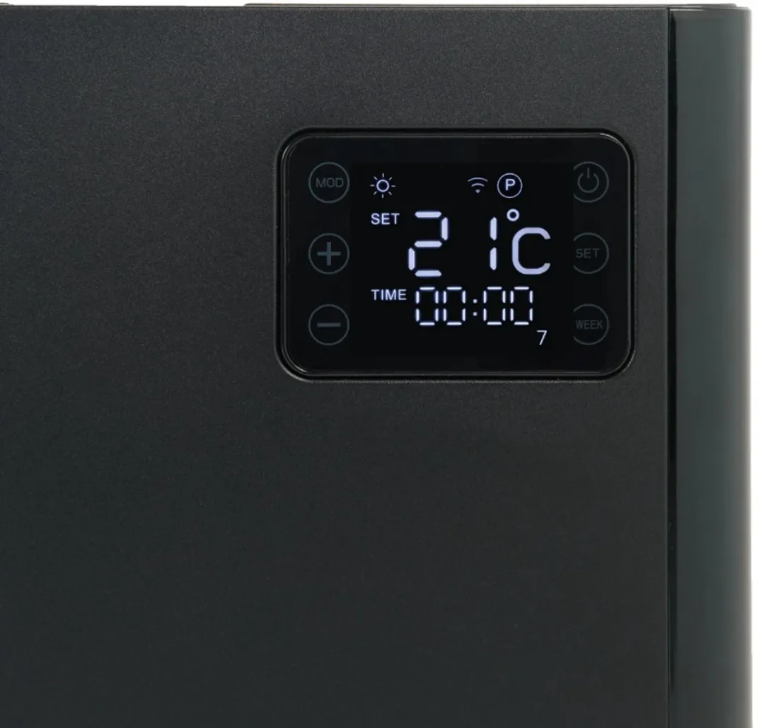 Eurom Alutherm 1000 Wifi Elektrische Kachel - Zwart