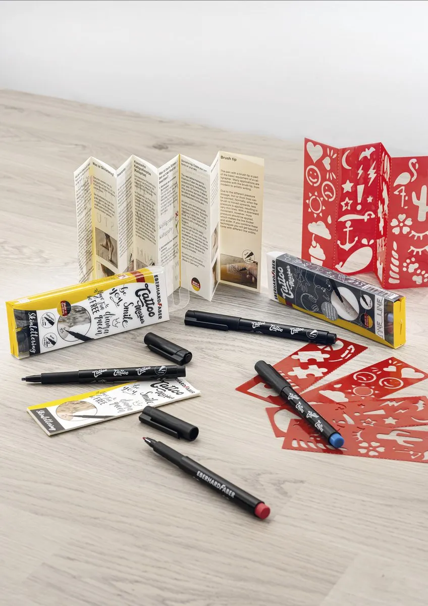 Eberhard Faber Skinlettering EF-559506 - 4 Stuks Zwart
