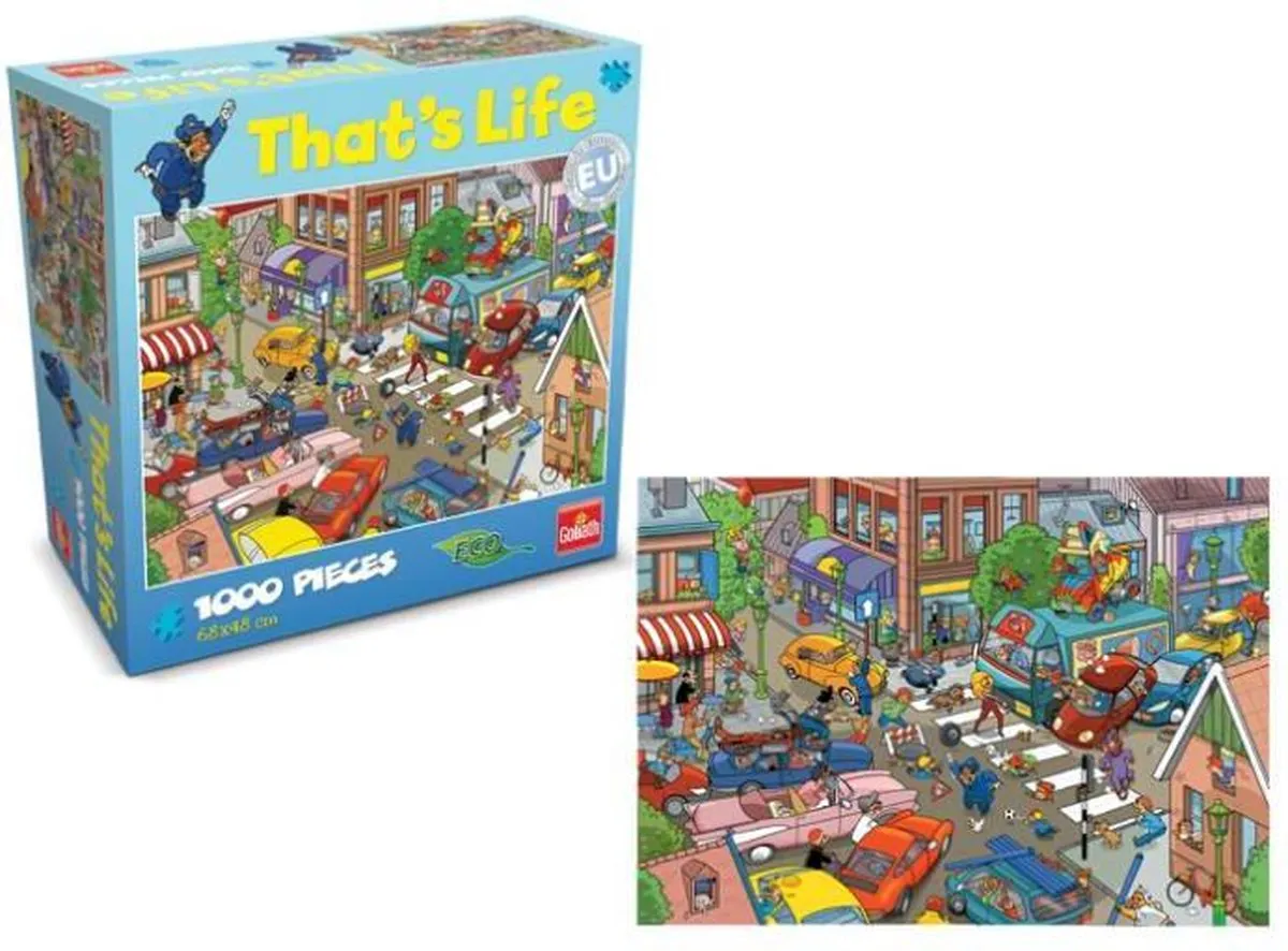 Goliath That's Life Puzzel Traffic Jam 1000 Stuks