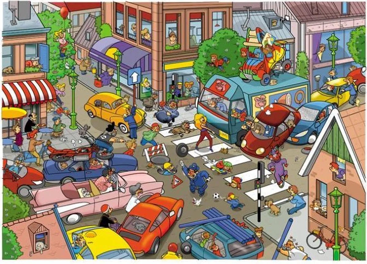 Goliath That's Life Puzzel Traffic Jam 1000 Stuks