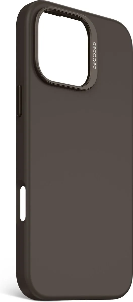 Decoded DEC-IP16PM-SIL-PB Siliconen Hoesje iPhone 16 Pro Max - Phantom Zwart