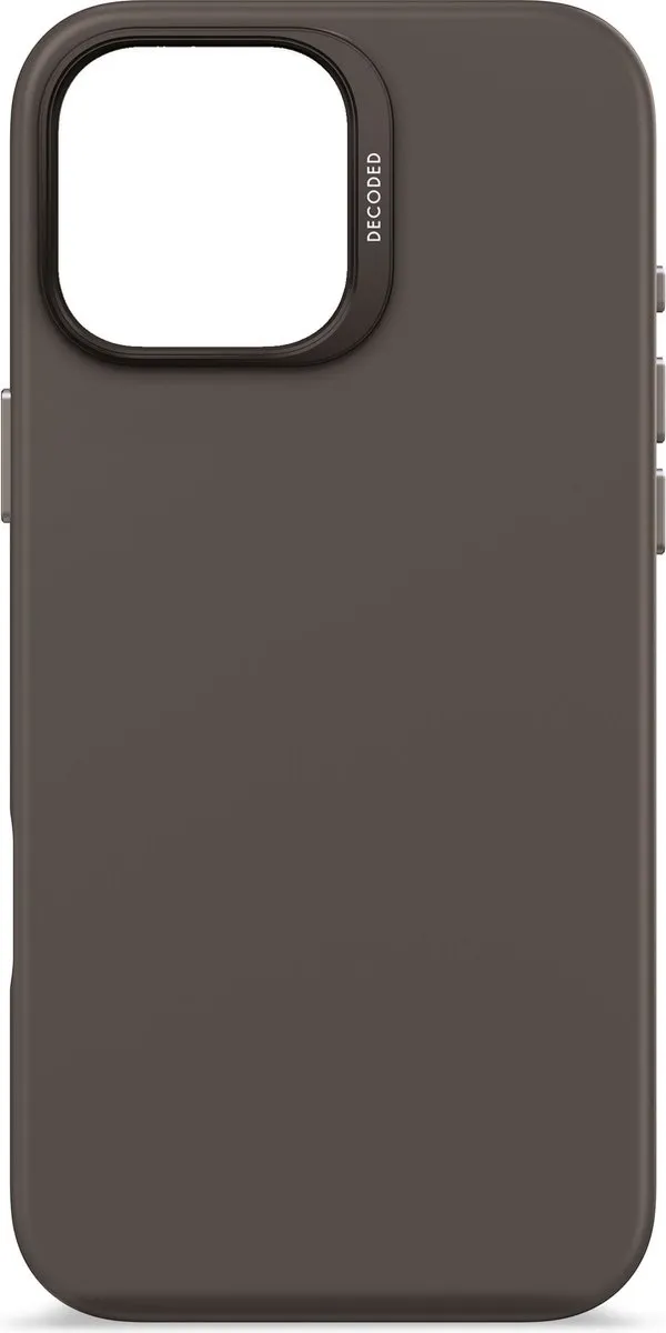 Decoded DEC-IP16PM-SIL-PB Siliconen Hoesje iPhone 16 Pro Max - Phantom Zwart