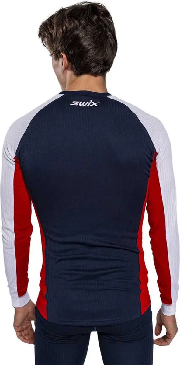 Swix Racex Classic Sweatshirt - Donkerblauw/Wit - afbeelding 2 van 5