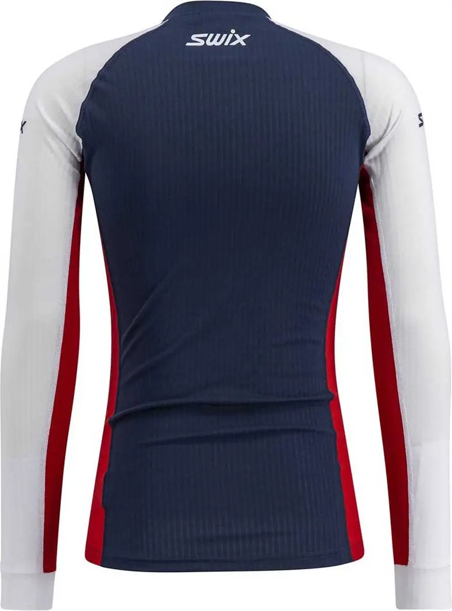 Swix Racex Classic Sweatshirt - Donkerblauw/Wit - afbeelding 3 van 5