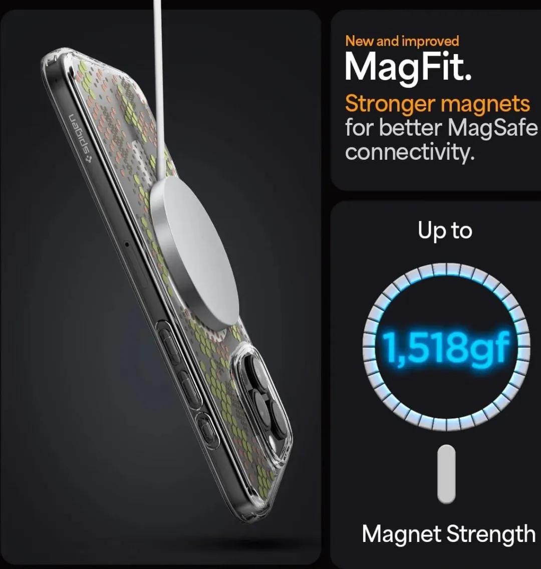 Spigen Ultra Hybrid MagSafe iPhone 16 Pro Max - Transparant Digitale Camouflage