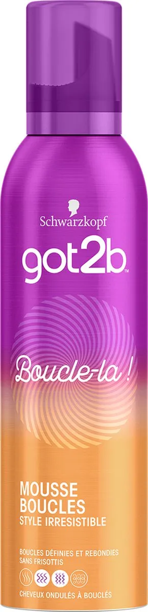Schwarzkopf got2b Twisted Haarmousse 250ml - Oranje/Paars - afbeelding 2 van 5
