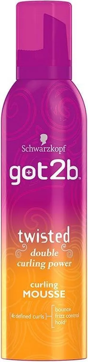 Schwarzkopf got2b Twisted Haarmousse 250ml