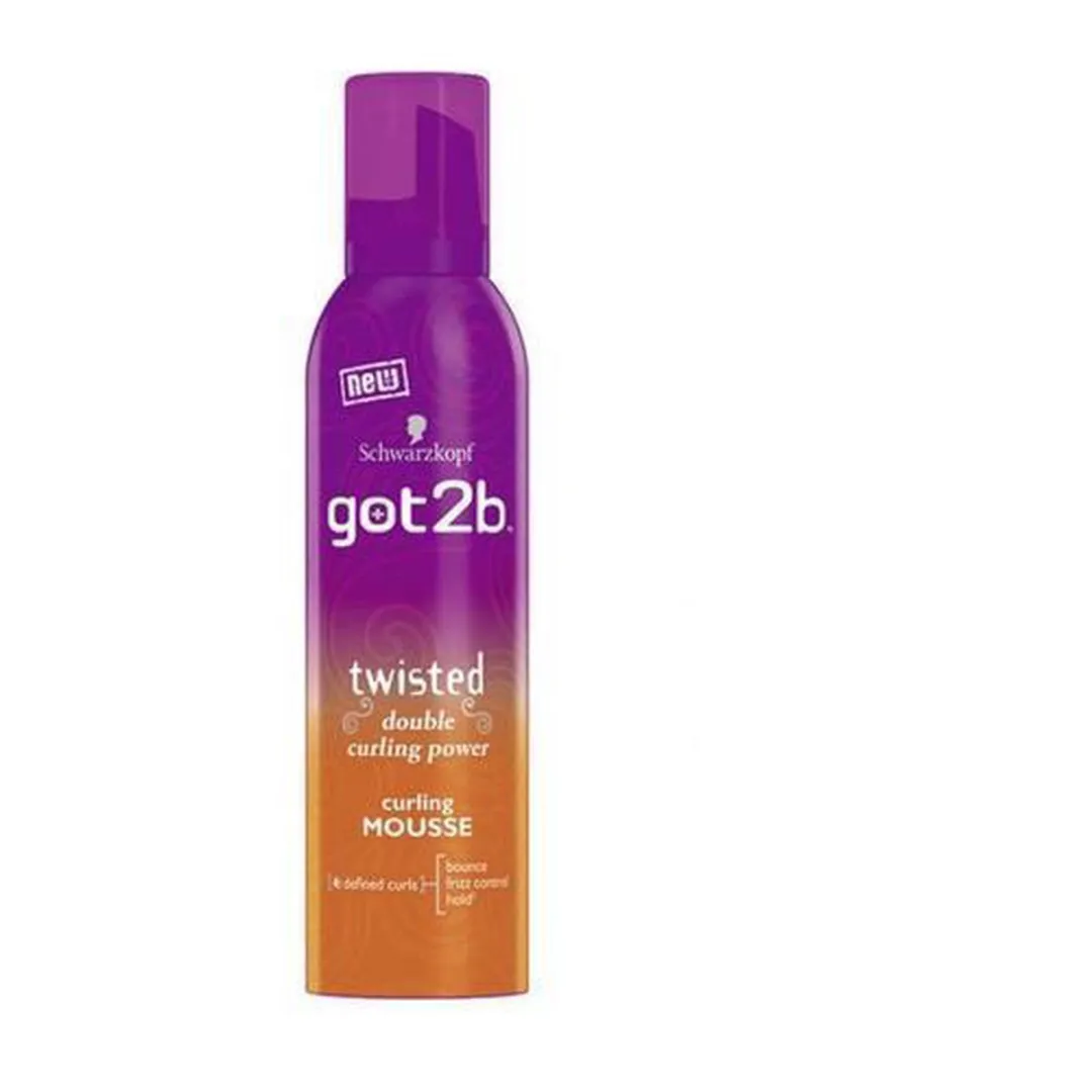 Schwarzkopf got2b Twisted Haarmousse 250ml - Oranje/Paars - afbeelding 5 van 5