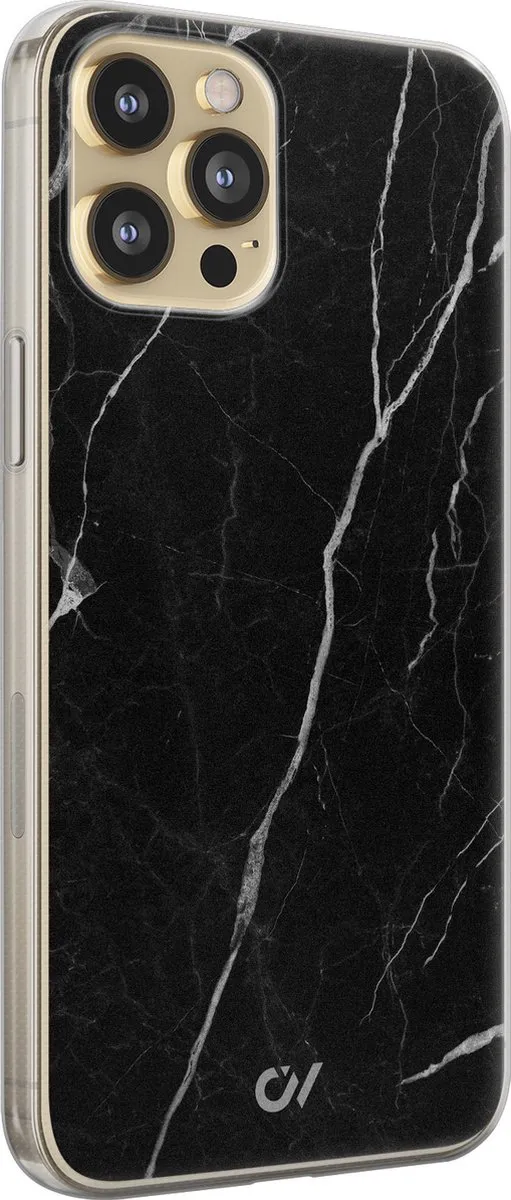 Casevibes Hoesje iPhone 12 A/13/UV/012 - Zwart