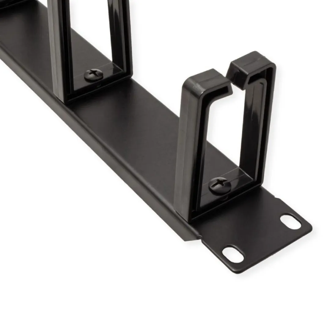 VALUE 19" Frontpaneel, horizontale en verticale kabelinvoer, Type C, zwart