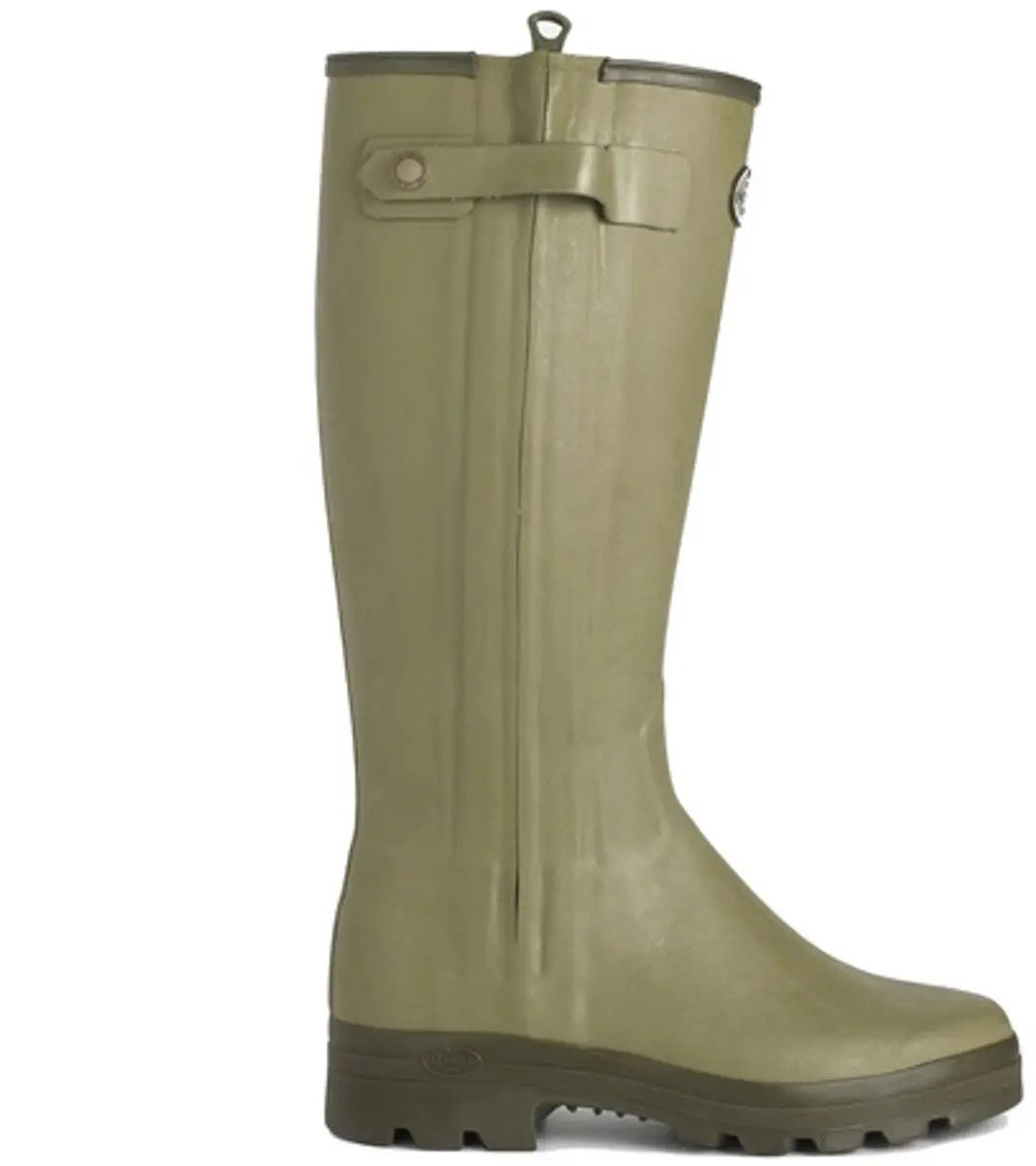 Le Chameau Chasseur Leder 41cm Weite heren laarzen groen maat 46
