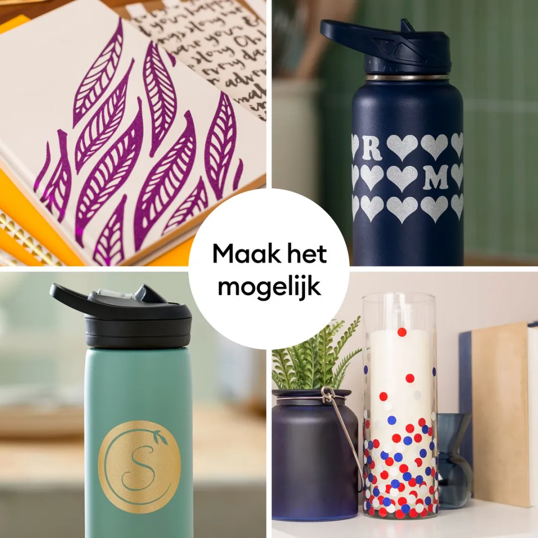Cricut Smart Vinyl Permanent 33x91cm - Goud met gloed - afbeelding 6 van 6